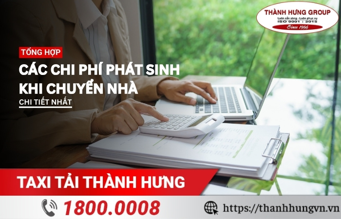 Chi phí phát sinh khi chuyển nhà