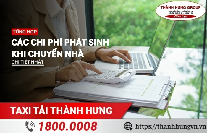 Chi phí phát sinh khi chuyển nhà