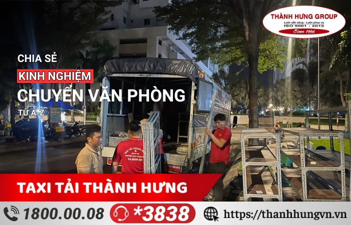 Chia sẻ kinh nghiệm chuyển văn phòng chi tiết từ A đến Z