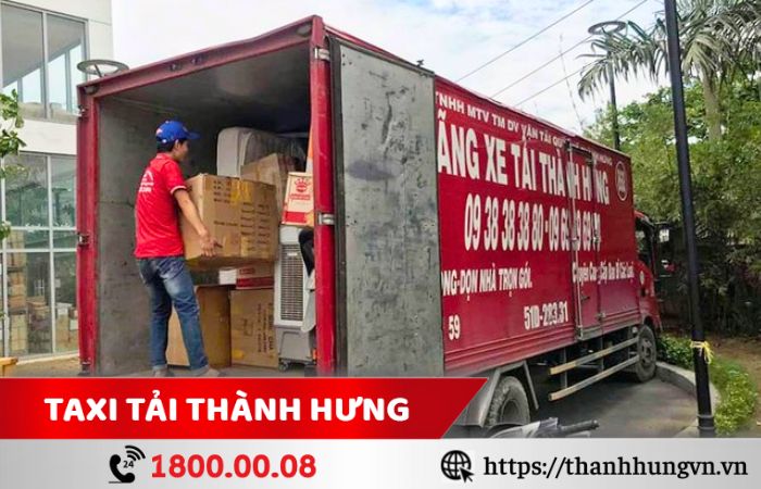 Cho thuê xe tải 1,5 tấn chở hàng giá rẻ uy tín Thành Hưng