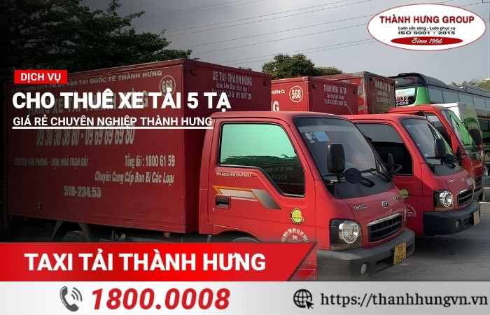 Cho thuê xe tải 5 tạ
