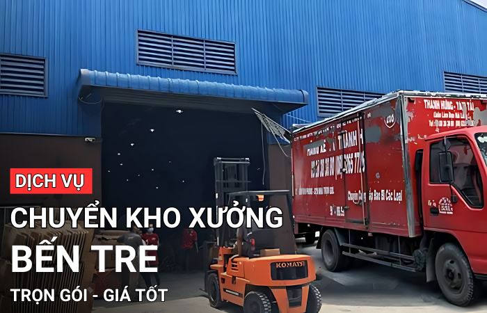 Chuyển kho xưởng Bến Tre