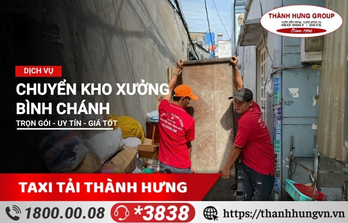 Chuyển kho xưởng Bình Chánh