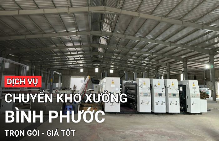 Chuyển kho xưởng Bình Phước