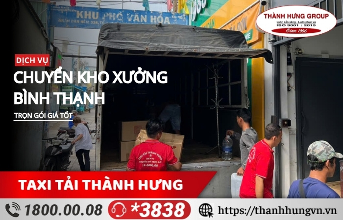 Chuyển kho xưởng Bình Thạnh