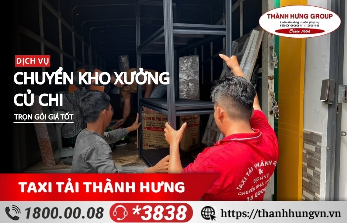 Chuyển kho xưởng Củ Chi