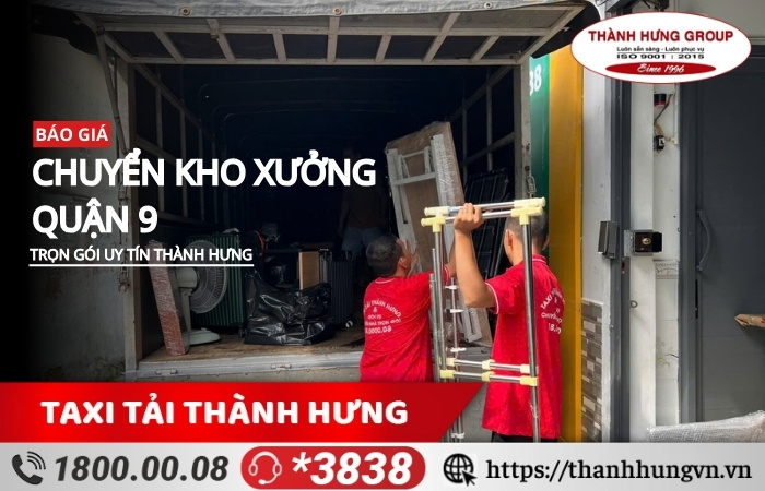 Chuyển kho xưởng Quận 9