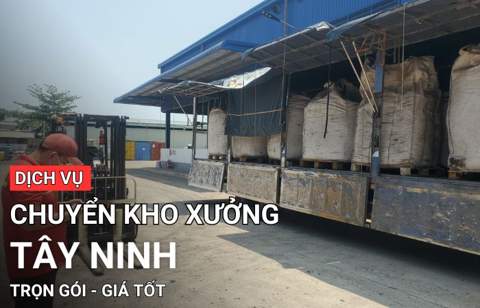 Chuyển kho xưởng Tây Ninh