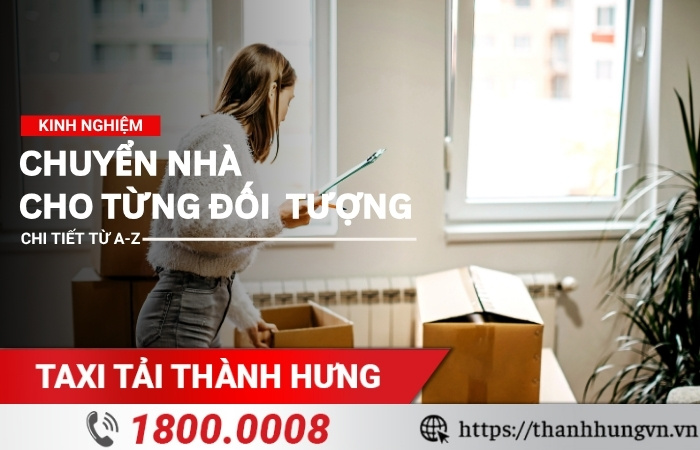 Chuyển nhà cho từng đối tượng khách hàng