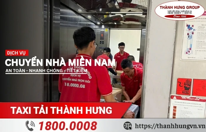 Chuyển nhà khu vực miền Nam