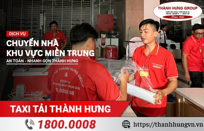 Chuyển nhà khu vực miền Trung