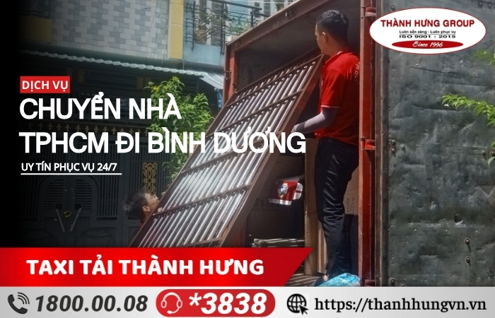 Chuyển nhà TPHCM đi Bình Dương