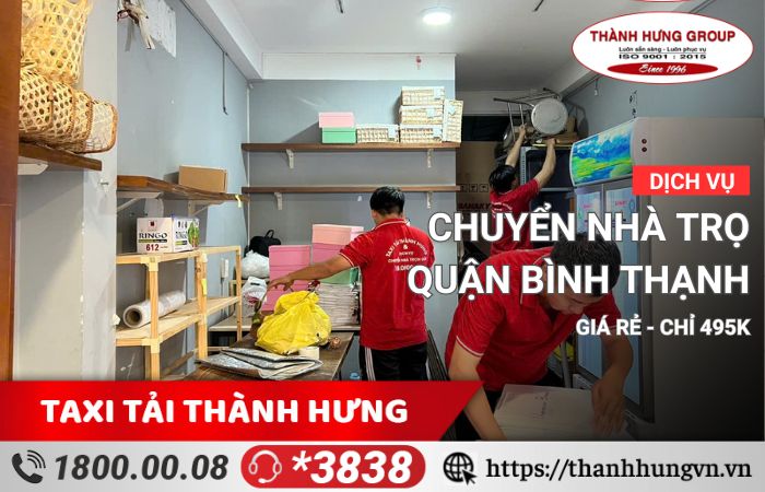 Chuyển phòng trọ quận Bình Thạnh