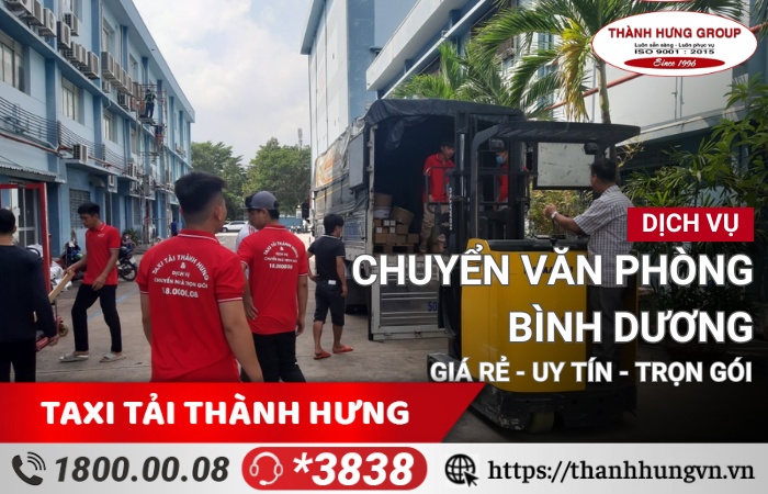 Chuyển văn phòng trọn gói Bình Dương