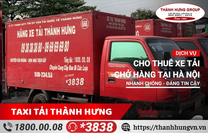 Dịch vụ cho thuê xe tải chở hàng tại Hà Nội