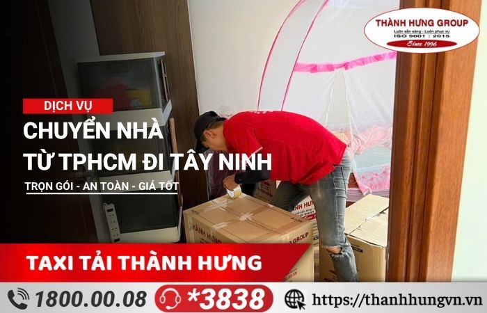 Dịch vụ chuyển nhà TPHCM đi Tây Ninh