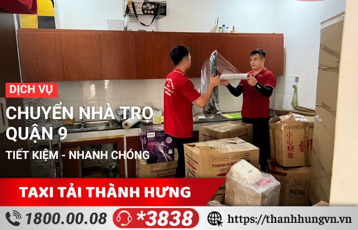 Dịch vụ chuyển nhà trọ quận 9