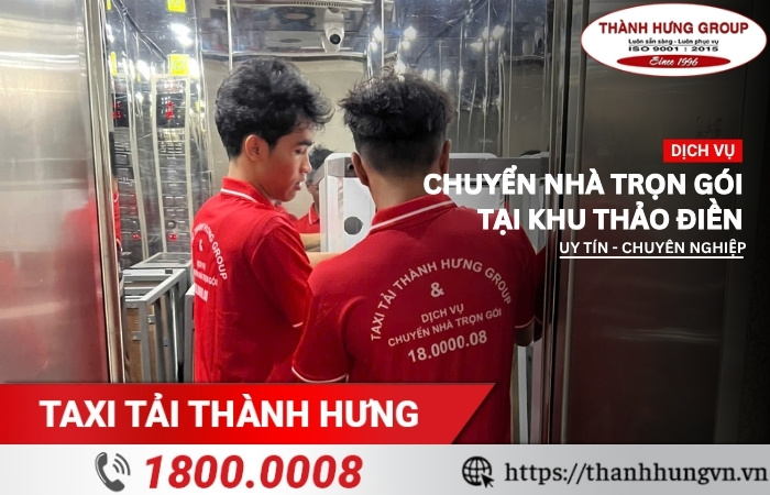 Dịch vụ chuyển nhà trọn gói tại khu Thảo Điền
