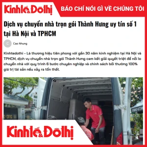 Dịch vụ chuyển nhà trọn gói Thành Hưng uy tín số 1 tại Hà Nội và TPHCM