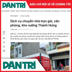 Dịch vụ chuyển nhà trọn gói, văn phòng, kho xưởng Thành Hưng