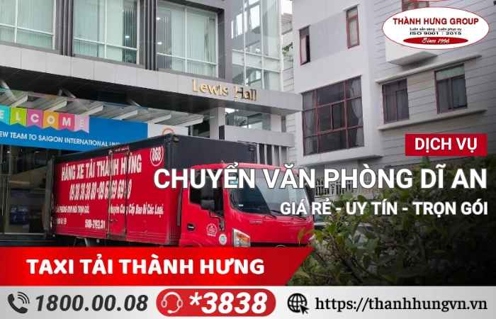 Dịch vụ chuyển văn phòng Dĩ An