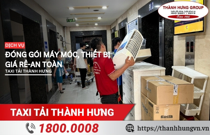 Dịch vụ đóng gói máy móc, thiết bị