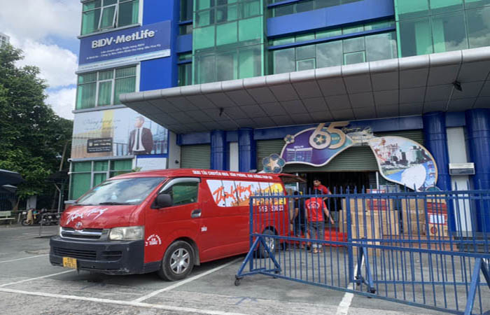 Dịch vụ vận chuyển văn phòng hồ sơ ngân hàng BIDV tại taxi tải Thành Hưng