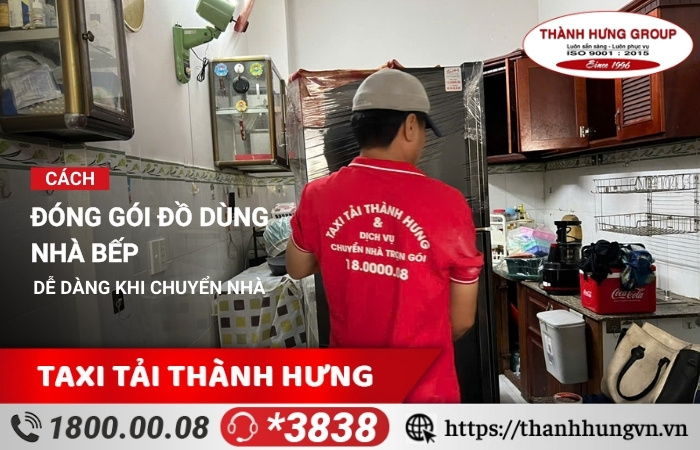 Đóng gói đồ dùng nhà bếp