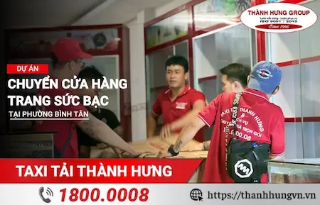 Dự án chuyển cửa hàng trang sức Bạc tại Phường Bình Tân