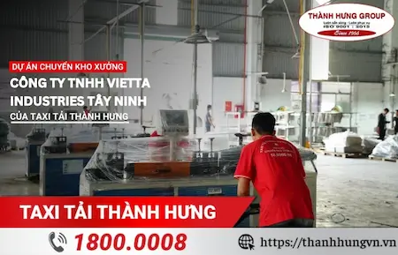 Dự án chuyển kho xưởng tại KCN Trảng Bàng Tây Ninh