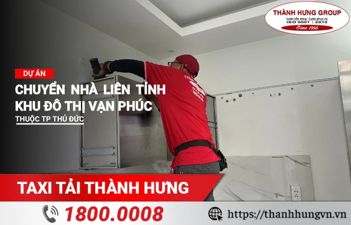 Dự án chuyển nhà liên tỉnh Khu đô thị Vạn Phúc 