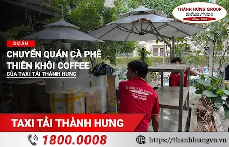 Dự án chuyển quán cà phê Thiên Khôi Coffee
