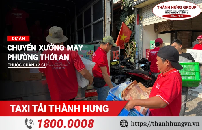 Dự án chuyển xưởng may Phường Thới An