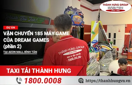 Dự án vận chuyển 185 máy game của Dream Games