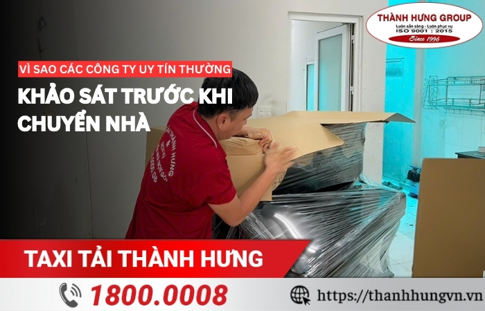 Khảo sát trước khi chuyển nhà