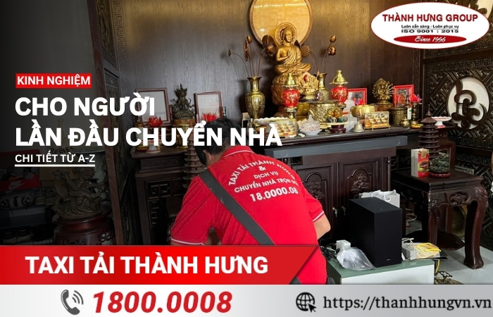 Kinh nghiệm cho người lần đầu chuyển nhà