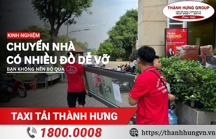 Kinh nghiệm chuyển nhà có nhiều đồ dễ vỡ