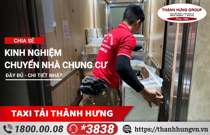 Kinh nghiệm chuyển nhà chung cư