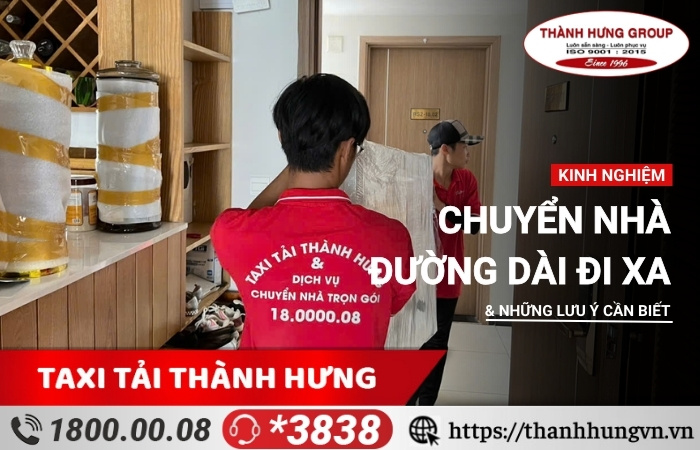 Kinh nghiệm chuyển nhà đường dài