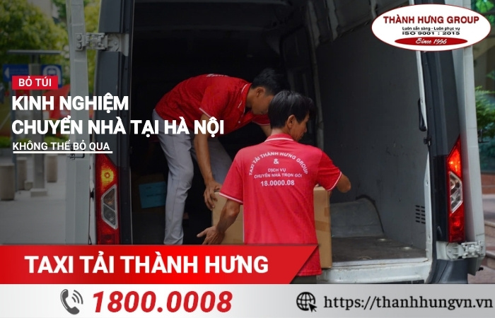 Kinh nghiệm chuyển nhà tại Hà Nội 