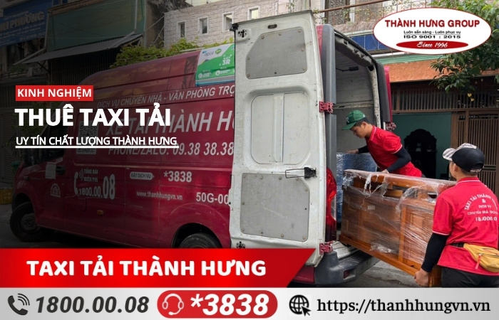 Kinh nghiệm thuê taxi tải