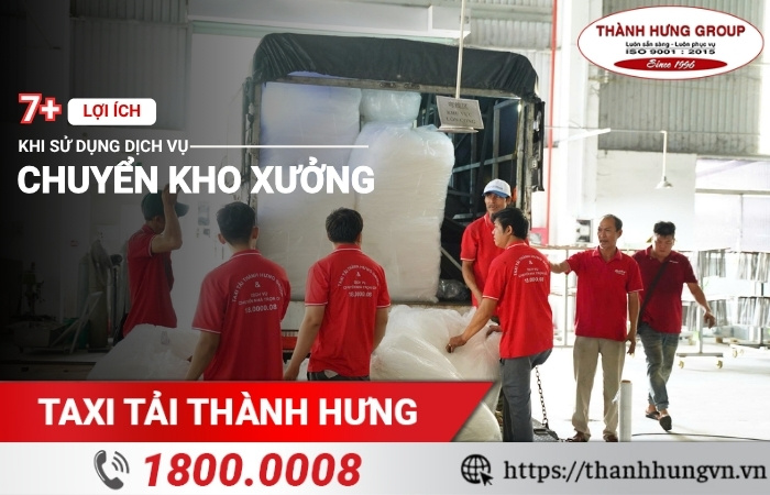 Lợi ích khi sử dụng dịch vụ chuyển kho xưởng 