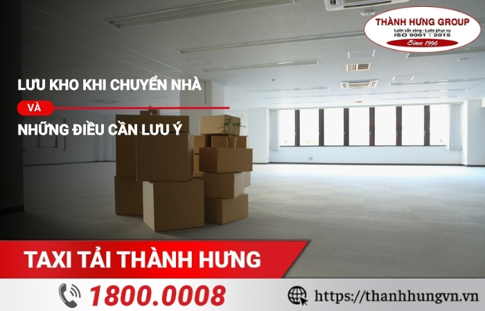 Lưu kho tạm thời khi chuyển nhà
