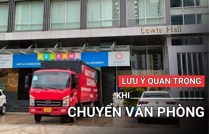 Lưu ý khi chuyển văn phòng