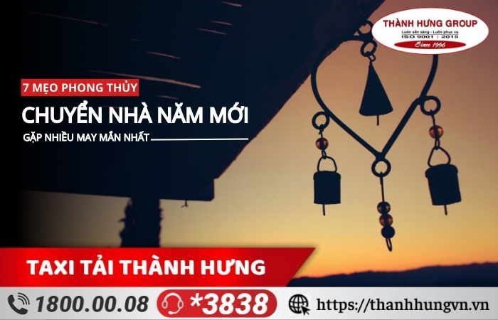 Mẹo phong thủy chuyền nhà năm mới nhiều may mắn