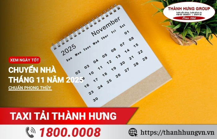 Ngày tốt chuyển nhà tháng 11