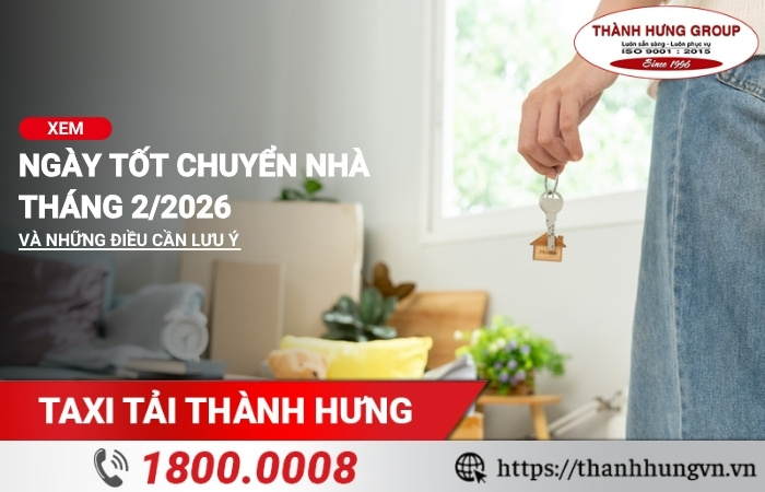 Ngày tốt chuyển nhà tháng 2
