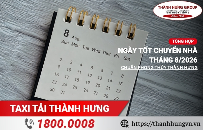 Ngày tốt chuyển nhà tháng 8