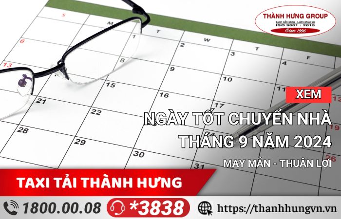 Ngày tốt chuyển nhà tháng 9 năm 2024