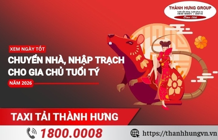 Ngày tốt chuyển nhà tuổi Tý